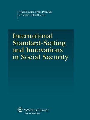 cover image of International Standard-Setting and Innovations in Social Security
